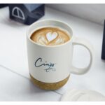 Custom Asobu® 12 Oz. Cork Ceramic Coffee Mug