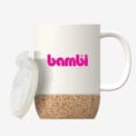 Custom Asobu® 12 Oz. Cork Ceramic Coffee Mug - 5