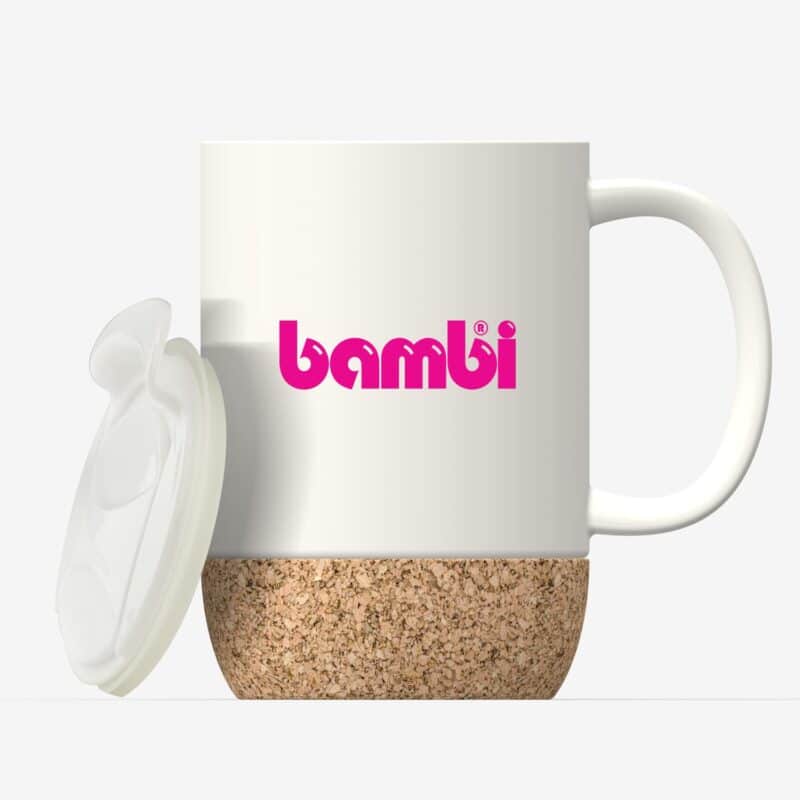 Custom Asobu® 12 Oz. Cork Ceramic Coffee Mug - 5