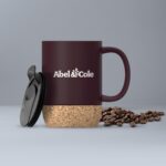 Custom Asobu® 12 Oz. Cork Ceramic Coffee Mug - 8