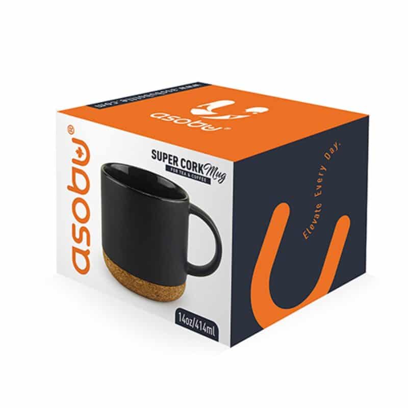 Custom Asobu® 16 Oz. Big Cork Ceramic Mug - 3