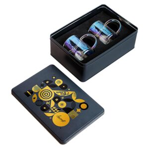 Custom Asobu® Glass Coffee Mug Metallic Packaging Set
