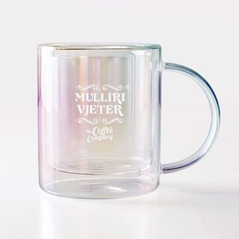 Custom Asobu Metallic Set w/Iridescent Glass Coffee Mug - 1