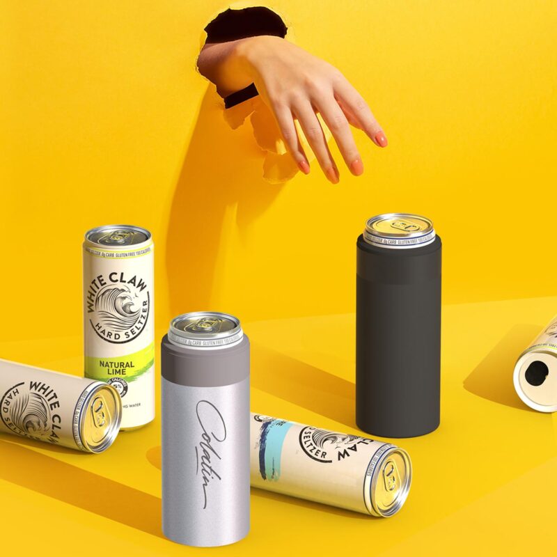 Custom Asobu® 12 Oz. Insulated Slim Can Cooler - 7