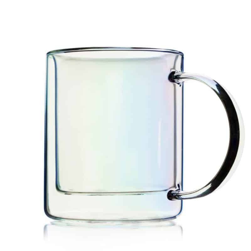 Custom Asobu® 12 Oz. Iridescent Glass Coffee Mug