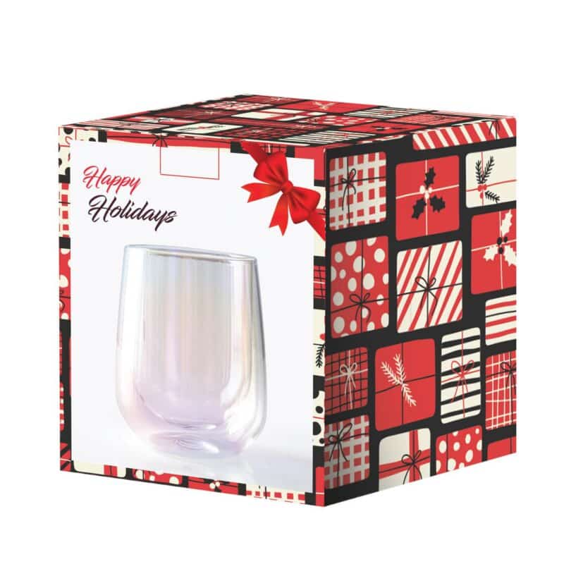 Custom Asobu® 12 Oz. Iridescent Stemless Wine Glass - 2