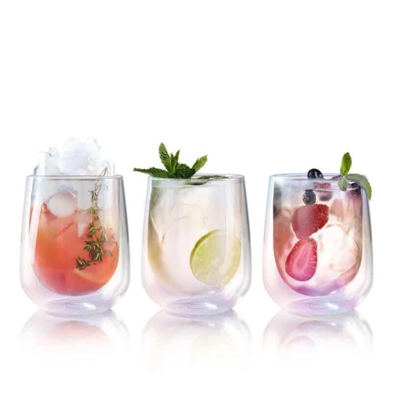 Custom Asobu® 12 Oz. Iridescent Stemless Wine Glass - 3