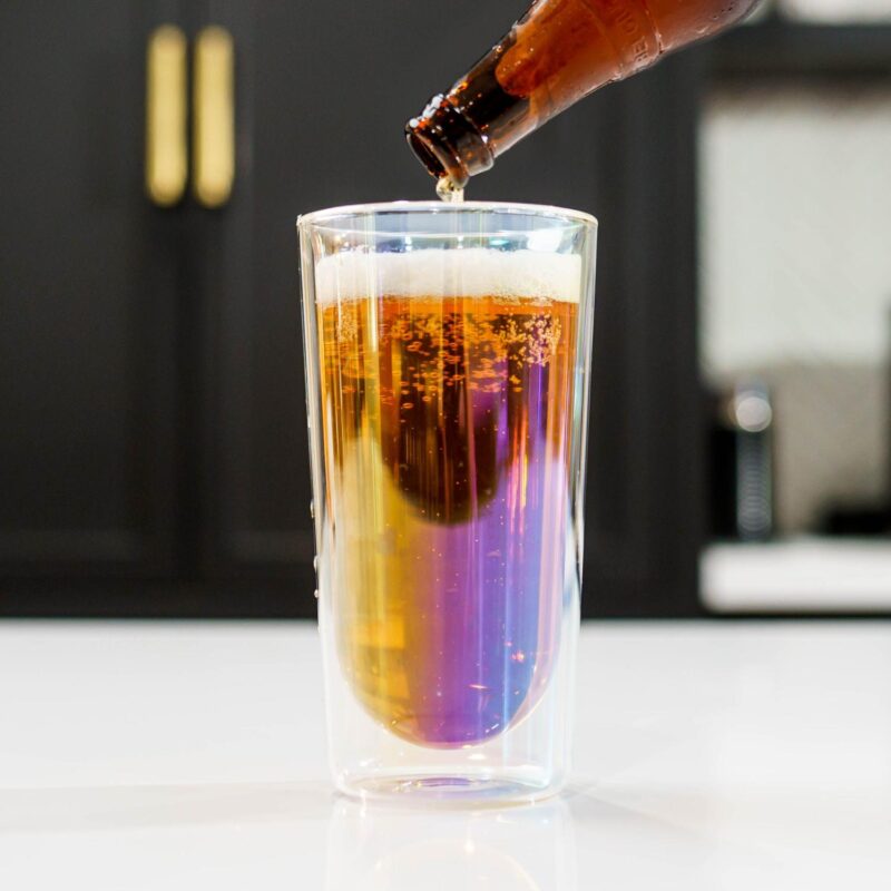 Custom Asobu® 18 Oz. Iridescent Highball Glass - 4