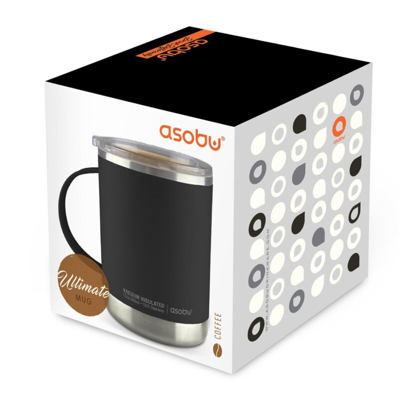 Custom 12 Oz. Asobu Ultimate Mug w/ Shatterproof Ceramic Interior - 5