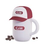 Custom 12 Oz. Insulated Mug with Ceramic Coated Interior - Asobu® Happy Hats