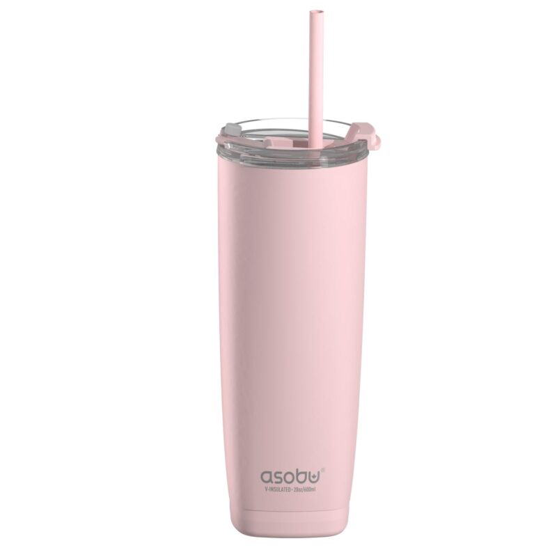 Custom 20 Oz. Asobu Aqualina Dual Lid Insulated Bottle - 6