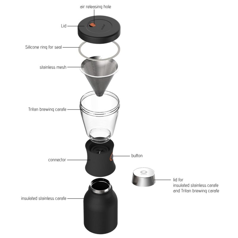 Custom Asobu® Cold Brew Insulated Portable Brewer - 8