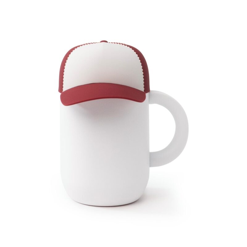 Custom 12 Oz. Insulated Mug with Ceramic Coated Interior - Asobu® Happy Hats Cap - 5