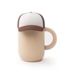 Custom 12 oz Insulated Mug with Ceramic Coated Interior - Asobu Happy Hats Cap - 6